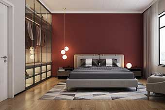武汉现代风格-卧室
