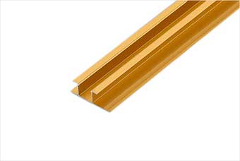 武汉航空纤维墙咔铝合金带灯中条（钛金氧化）