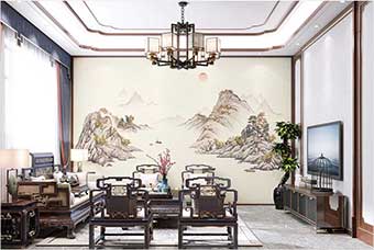 武汉森佰汇航空纤维墙咔（巴山蜀水）