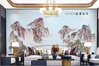 武汉森佰汇航空纤维墙咔（鸿运当头）